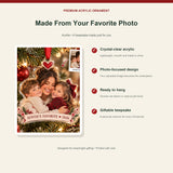 Personalized Auntie Acrylic Ornament - Custom Photo Keepsake - image 2