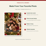 Personalized Foster Family Acrylic Ornament - Custom Photo Keepsake - image 2