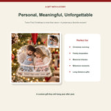 Personalized Twins First Christmas Acrylic Ornament - Custom Photo Keepsake - image 5