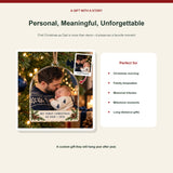 Personalized First Christmas Dad Acrylic Ornament - Custom Photo Keepsake - image 5