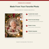 Personalized Grandparent Memorial Acrylic Ornament - Custom Photo Keepsake - image 2