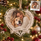 Personalized Pet Owner Memorial Acrylic Ornament - Custom Photo Keepsake - image 1