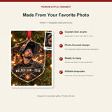 Personalized Welder Photo Acrylic Ornament - Custom Christmas Keepsake - image 2