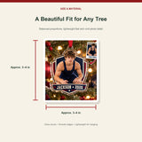 Personalized Wrestler Photo Acrylic Ornament - Custom Athlete Christmas Keepsake - image 3