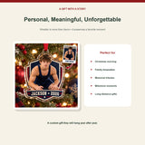 Personalized Wrestler Photo Acrylic Ornament - Custom Athlete Christmas Keepsake - image 5
