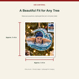 Personalized Swimmer Photo Acrylic Ornament - Custom Athlete Christmas Keepsake - image 3