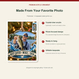 Personalized Fisherman Portrait Acrylic Ornament - Custom Photo Keepsake - image 2