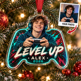 Personalized Gamer Acrylic Ornament - Custom Photo Keepsake - image 1