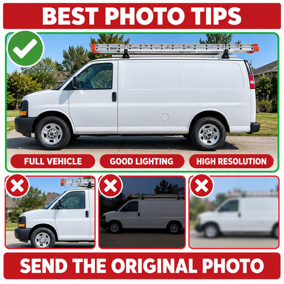 Custom HVAC Service Van Photo Acrylic Ornament - Personalized Vehicle Christmas Keepsake - image 6