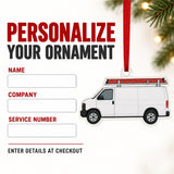 Custom HVAC Service Van Photo Acrylic Ornament - Personalized Vehicle Christmas Keepsake - image 7