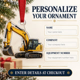 Custom Excavator Photo Acrylic Ornament - Personalized Vehicle Christmas Keepsake - image 7