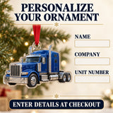 Custom Semi Truck Photo Acrylic Ornament - Personalized Vehicle Christmas Keepsake - image 7