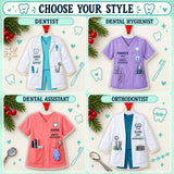 Personalized Dentist Dental Uniform Acrylic Ornament - Custom Name Christmas Keepsake - image 8