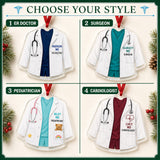 Personalized Doctor Medical Coat Acrylic Ornament - Custom Name Christmas Keepsake - image 8