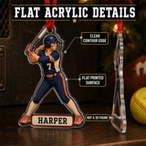 Personalized Softball Photo Acrylic Ornament - Custom Athlete Christmas Keepsake - image 6