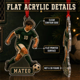 Personalized Soccer Photo Acrylic Ornament - Custom Athlete Christmas Keepsake - image 6