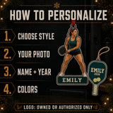 Personalized Pickleball Photo Acrylic Ornament - Custom Athlete Christmas Keepsake - image 5
