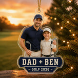 Personalized Golf Photo Acrylic Ornament - Custom Athlete Christmas Keepsake - image 3