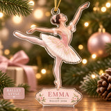 Personalized Dance Team Photo Acrylic Ornament - Custom Athlete Christmas Keepsake - image 2