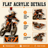 Personalized Motocross BMX Photo Acrylic Ornament - Custom Athlete Christmas Keepsake - image 6