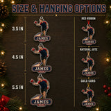 Personalized Cornhole Photo Acrylic Ornament - Custom Athlete Christmas Keepsake - image 7