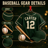 Personalized Baseball Jersey Acrylic Ornament - Custom Name and Number - image 4