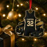 Personalized Wrestling Jersey Acrylic Ornament - Custom Name and Number - image 2