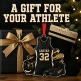 Personalized Wrestling Jersey Acrylic Ornament - Custom Name and Number - image 8