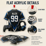 Personalized Esports Jersey Acrylic Ornament - Custom Name and Number - image 6