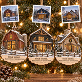 Personalized Old Beams New Dreams Wood Ornament - Custom Keepsake - image 2