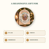 Personalized Pet Memorial Rainbow Wood Ornament - Custom Keepsake - image 8