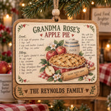 Personalized Handwritten Recipe Wood Ornament - Custom Keepsake - image 1
