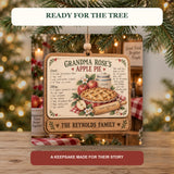 Personalized Handwritten Recipe Wood Ornament - Custom Keepsake - image 6