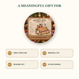Personalized Handwritten Recipe Wood Ornament - Custom Keepsake - image 8