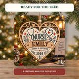 Personalized Nurse Wood Ornament - Custom Keepsake - image 6