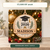 Personalized Graduation Wood Ornament - Custom Keepsake - image 2