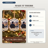 Personalized Police Officer Wood Ornament - Custom Keepsake - image 5
