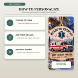 Personalized Emt Responder Wood Ornament - Custom Keepsake - image 6
