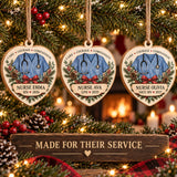 Personalized Registered Nurse Wood Ornament - Custom Keepsake - image 2