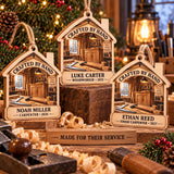 Personalized Carpenter Wood Ornament - Custom Keepsake - image 2
