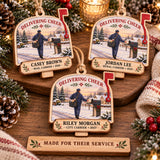 Personalized Mail Carrier Wood Ornament - Custom Keepsake - image 2