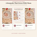 Personalized Newborn Photo Snow Globe Wood Ornament - Custom Keepsake - image 8