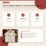 Personalized First Christmas Family Wood Ornament - Custom Keepsake - image 7