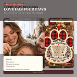 Personalized Family With Pets Wood Ornament - Custom Keepsake - image 3