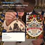 Personalized Military Family Wood Ornament - Custom Keepsake - image 3