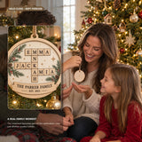 Personalized Family Established Wood Ornament - Custom Keepsake - image 4