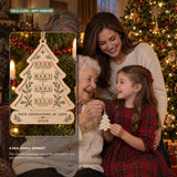 Personalized Four Generations Love Wood Ornament - Custom Keepsake - image 4