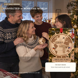 Personalized Host Family Exchange Wood Ornament - Custom Keepsake - image 3