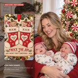 Personalized Twins First Christmas Wood Ornament - Custom Keepsake - image 4