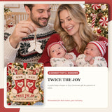 Personalized Twins First Christmas Wood Ornament - Custom Keepsake - image 7